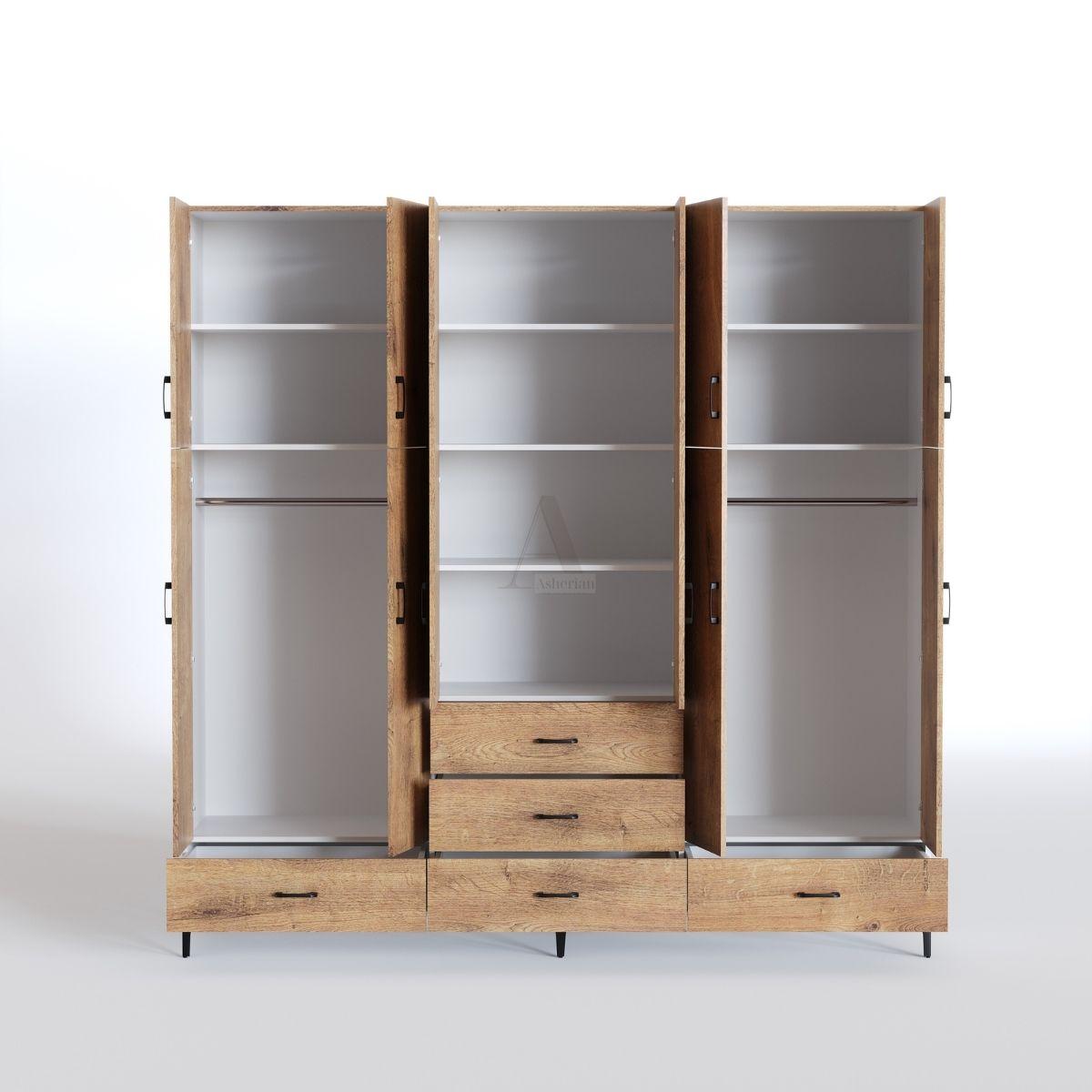 ADIR | ארון סנדוויץ׳ דלתות פתיחה מחולקות עם מגירות טריקה שקטה ובמה