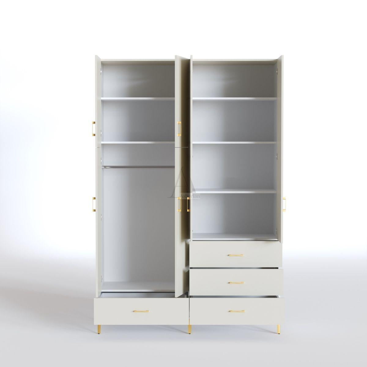 ADIR | ארון סנדוויץ׳ דלתות פתיחה מחולקות עם מגירות טריקה שקטה ובמה