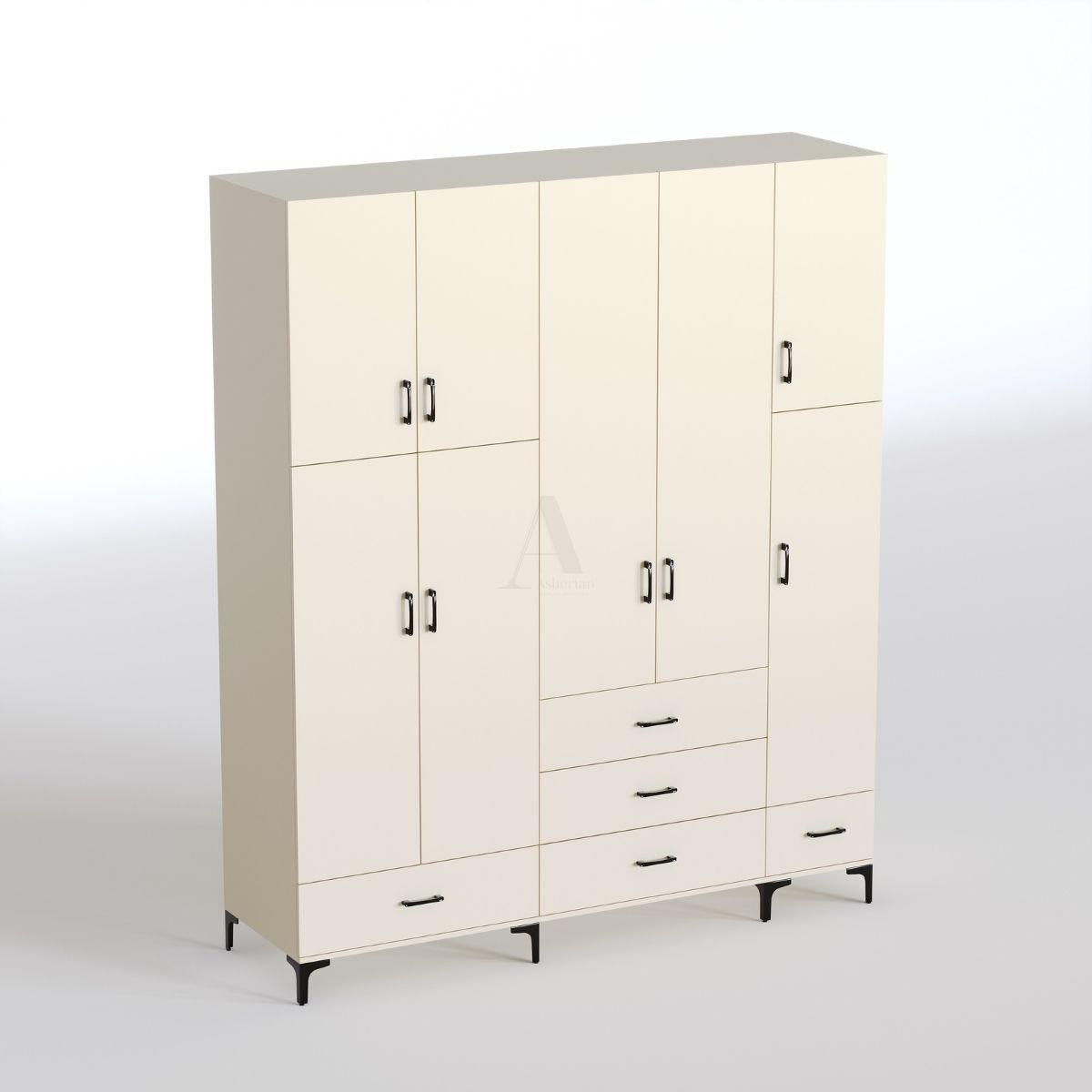 ADIR | ארון סנדוויץ׳ דלתות פתיחה מחולקות עם מגירות טריקה שקטה ובמה