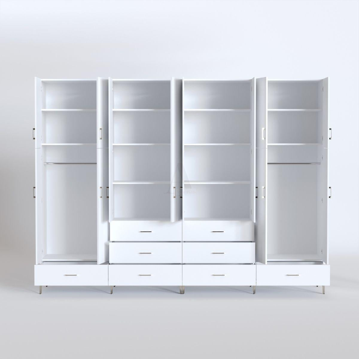 ADIR | ארון סנדוויץ׳ דלתות פתיחה מחולקות עם מגירות טריקה שקטה ובמה