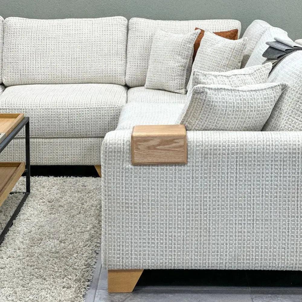 Alma | ספה פינתית מפנקת בעיצוב קוזי חמים -    - אשריאן | ASHERIAN