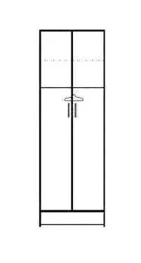 תום | ארון סנדוויץ' איכותי עם 2 דלתות + מגירה -    - אשריאן | ASHERIAN