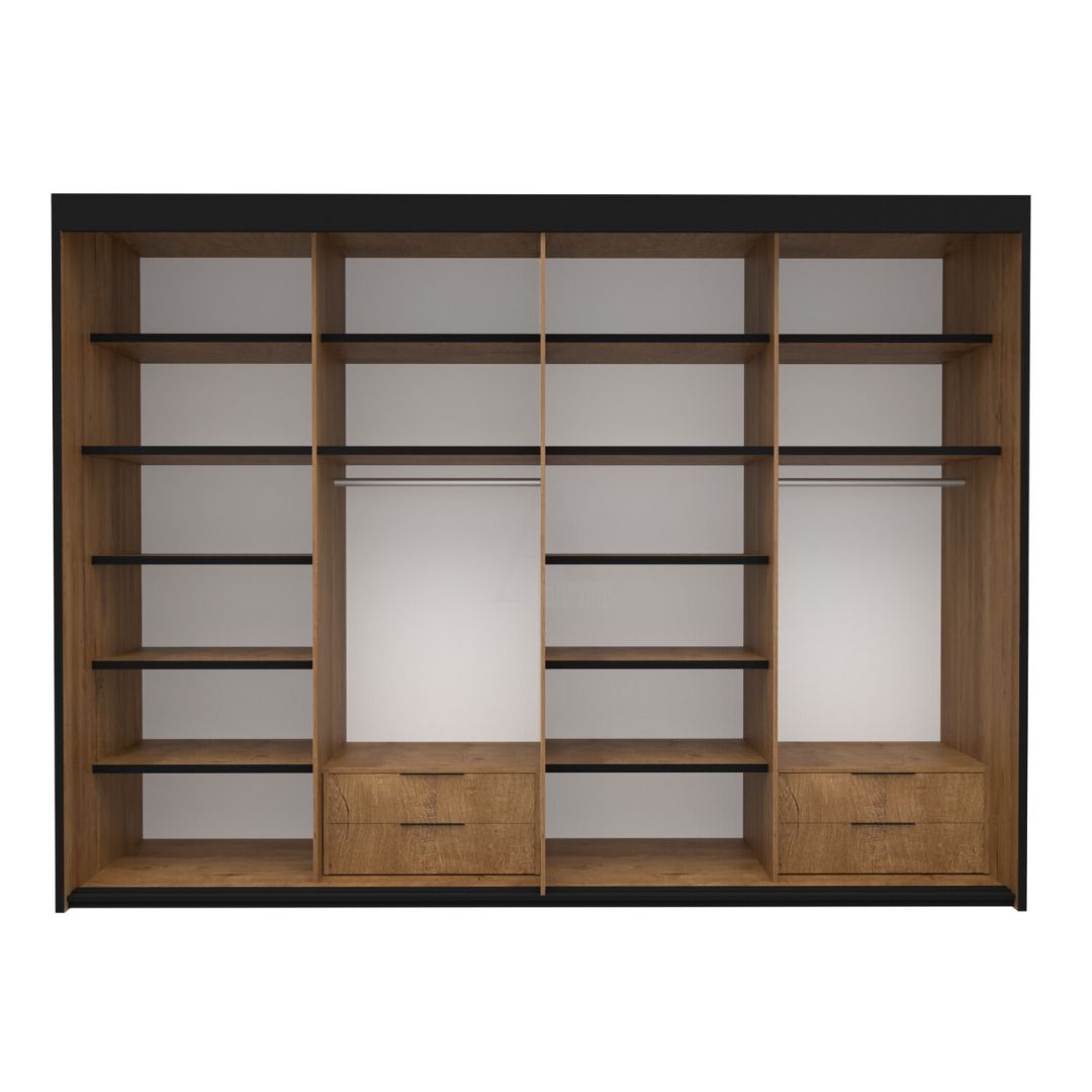 EMA | ארון הזזה בעיצוב אלגנטי עם 2 דלתות