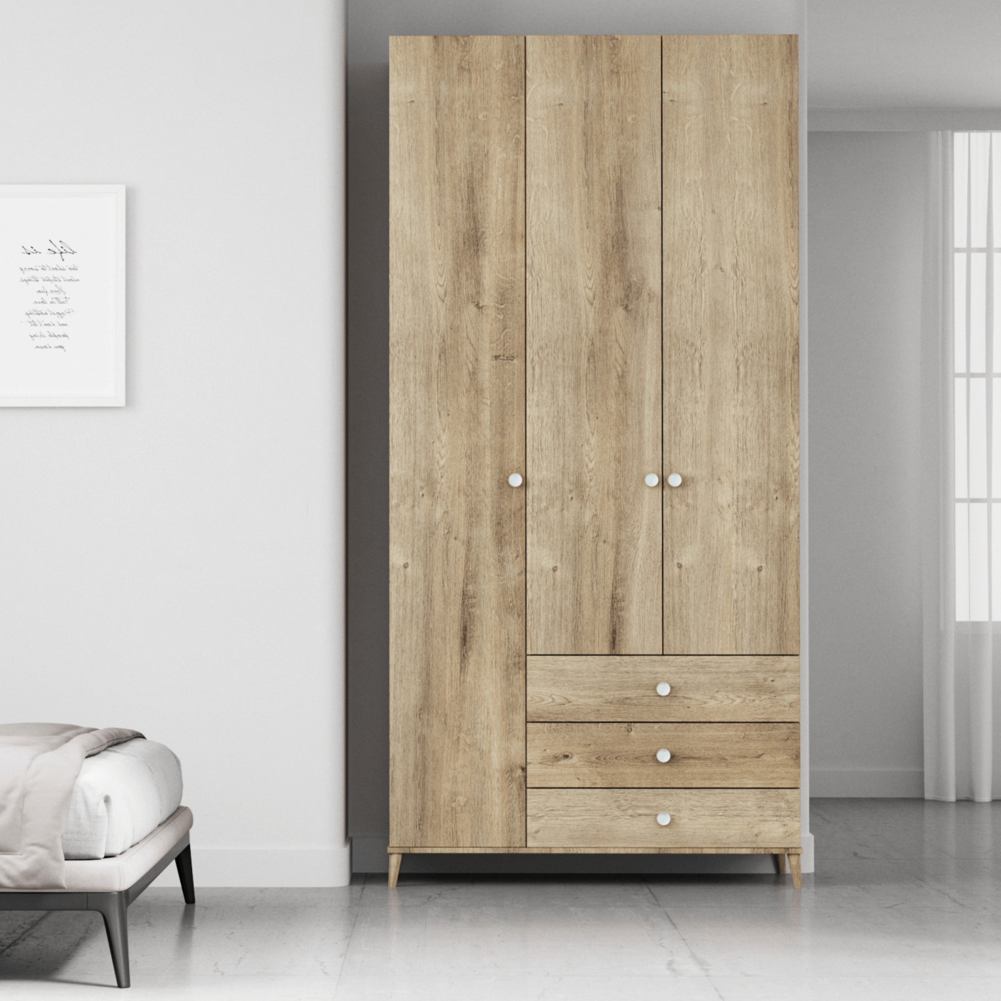 FLEX | ארון פתיחה פרקטי עם מגירות, במה וטריקות שקטות -    - אשריאן | ASHERIAN