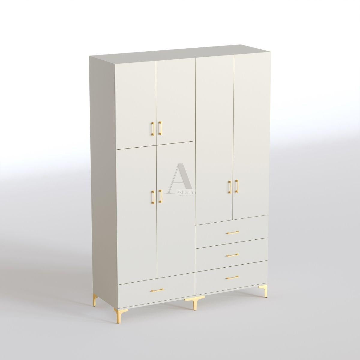 ADIR | ארון סנדוויץ׳ דלתות פתיחה מחולקות עם מגירות טריקה שקטה ובמה