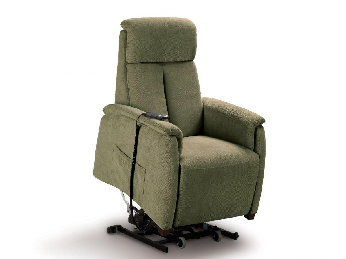 ASIA | כורסת סטנד אפ מעוצבת מבד ד"ר גב - קימה ירוק  - אשריאן | ASHERIAN