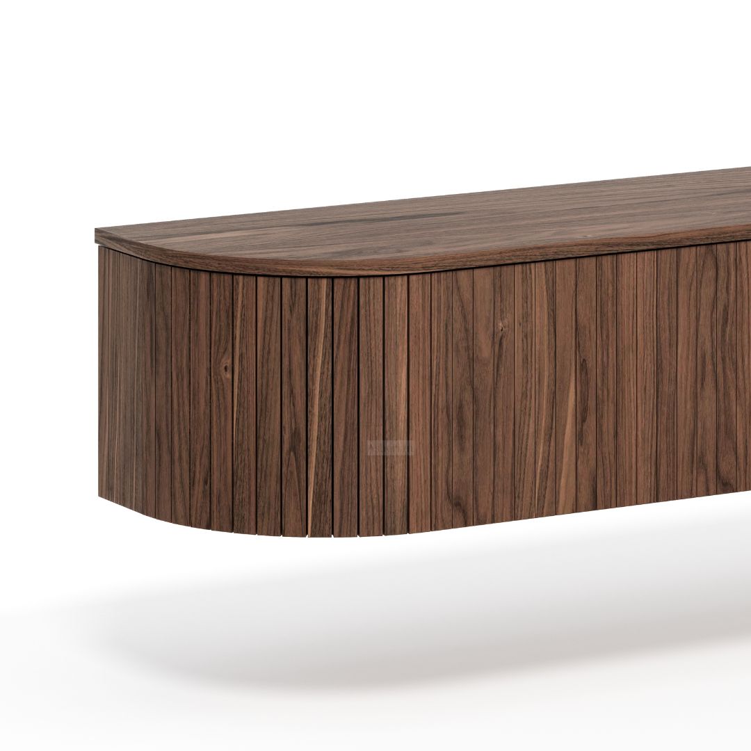 BOLT | מזנון פסים מודרני תלוי בגימור מעוגל