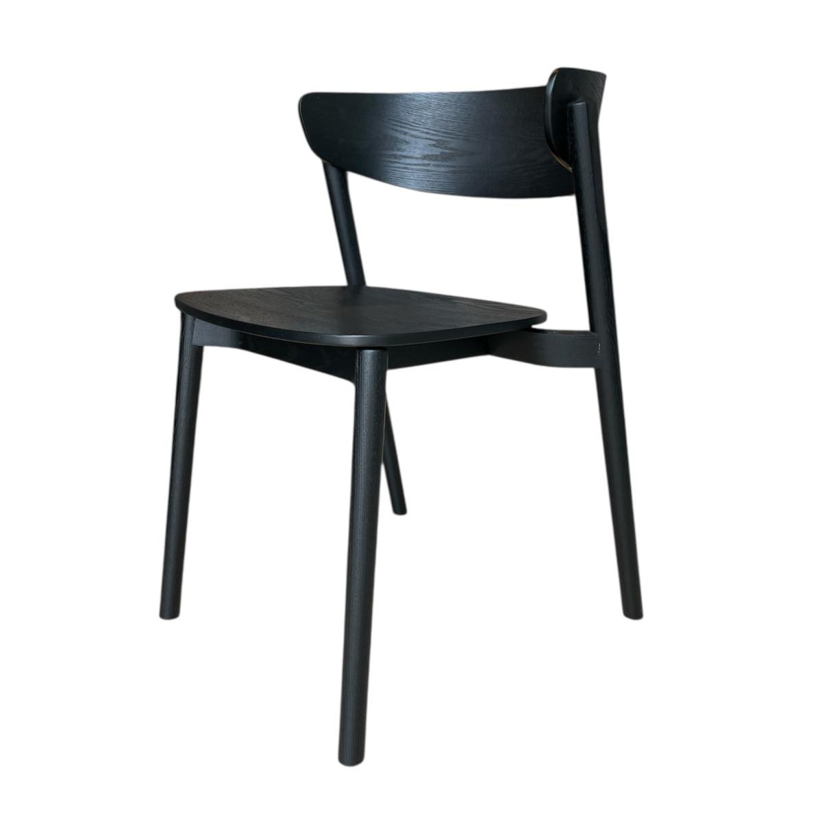 CAMEL | כסא עץ מלא בגימור טבעי - אלון שחור - אוכל