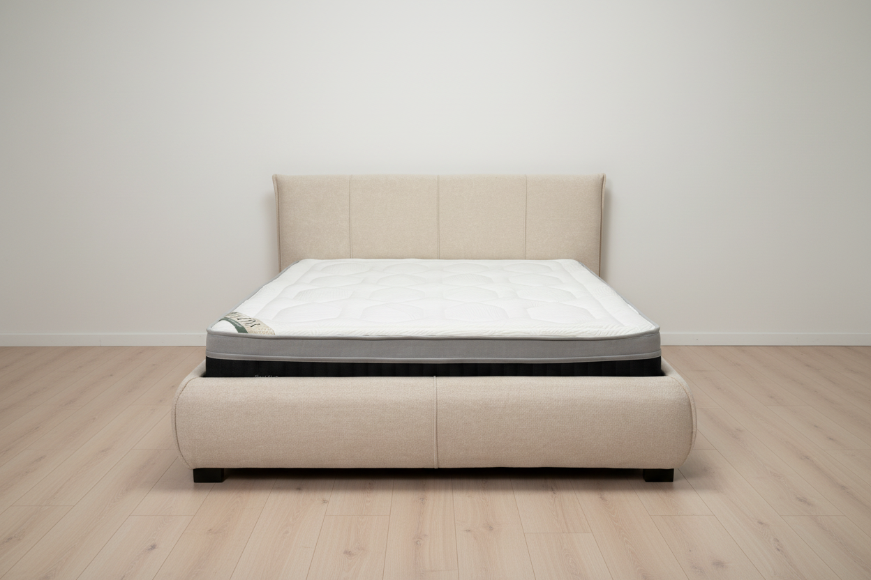 CAPRI | מיטה זוגית מרופדת אלגנטית לחדר שינה