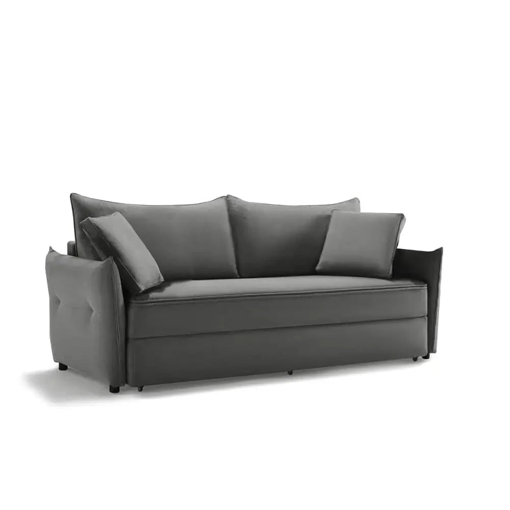 CATNAP | ספה נפתחת למיטה זוגית מעוצבת - אפור כהה