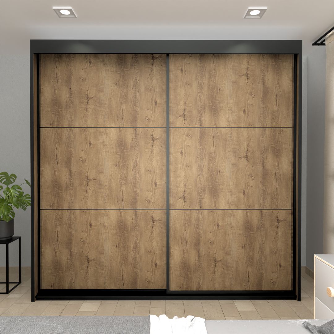 EMA | ארון הזזה בעיצוב אלגנטי עם 2 דלתות