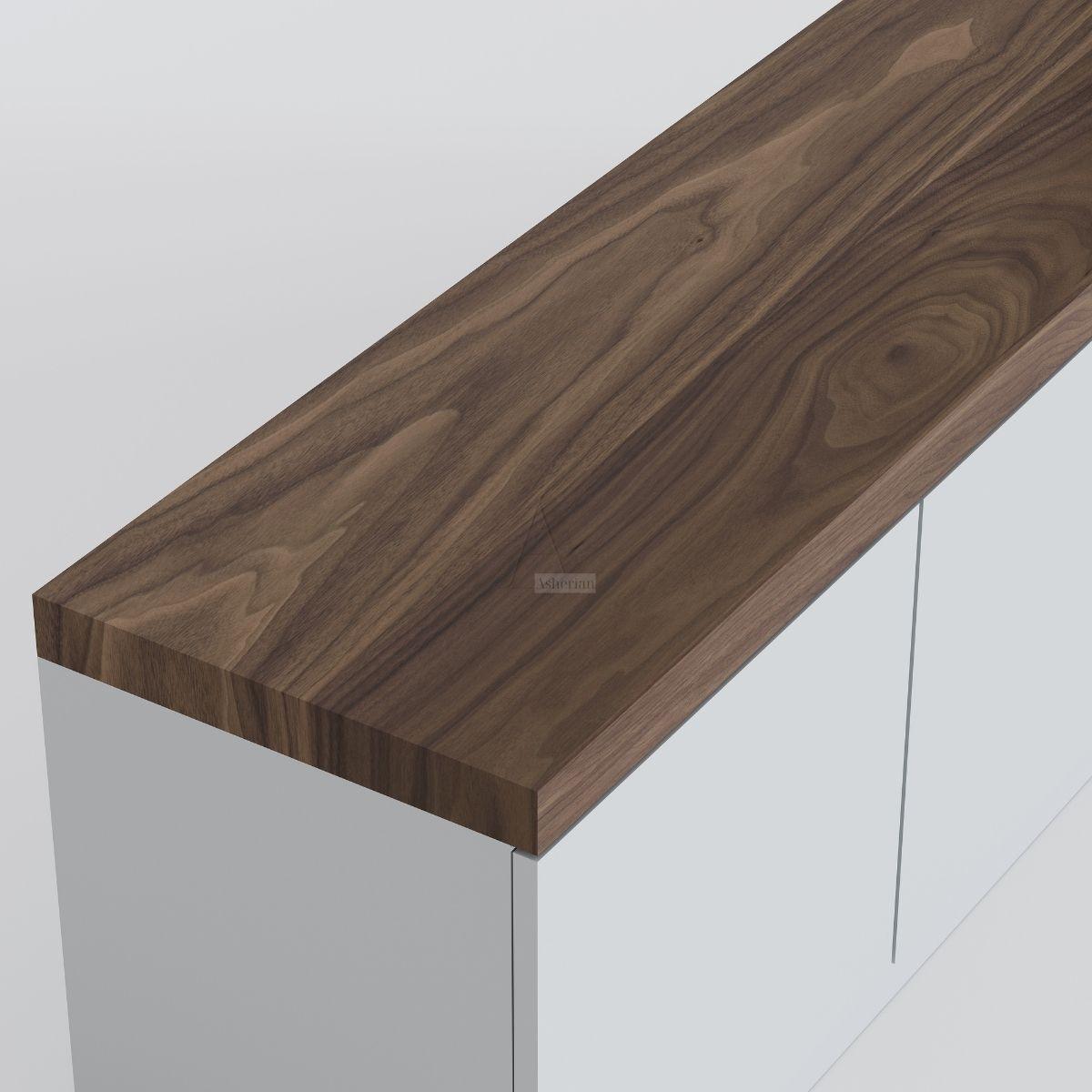 DOLE | מזנון מודרני בקו נקי עם דלתות אחסון ויחידת מדפים