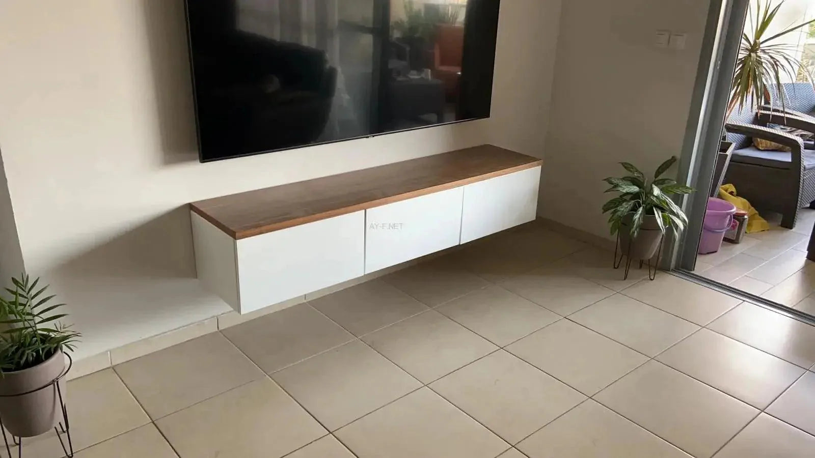 DOLEV | מזנון צף מעוצב לסלון במראה נקי -    - אשריאן | ASHERIAN