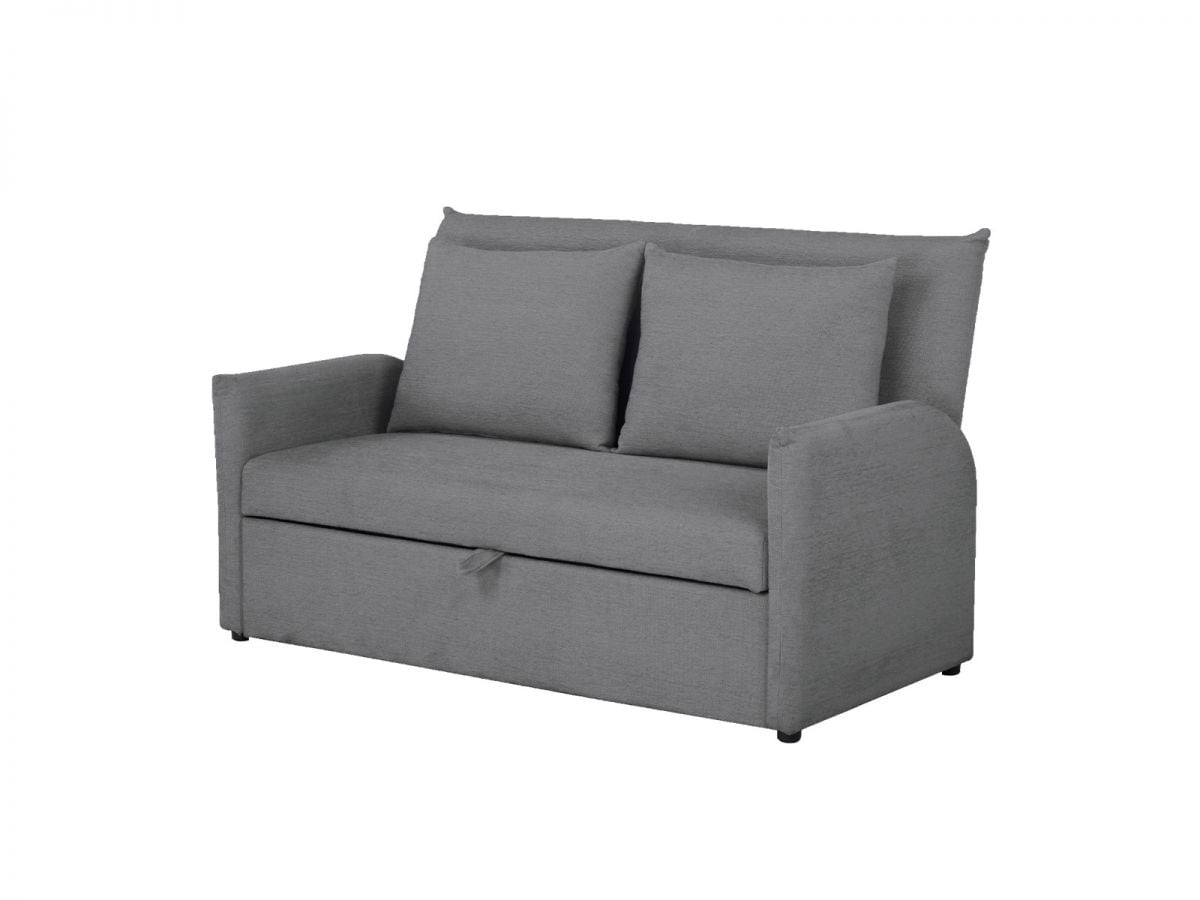 DOUBLE DR-GAV | ספה זוגית נפתחת למיטה - ד״ר גב - אפור כהה