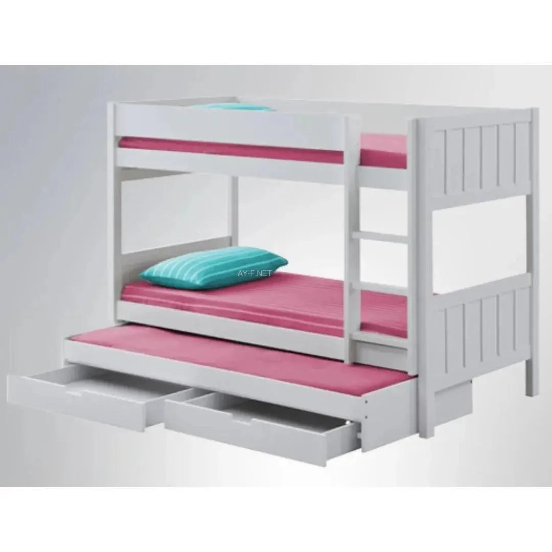 Ela | מיטת קומותיים מעץ מלא לילדים + מיטת חבר - עין חרוד -    - אשריאן | ASHERIAN