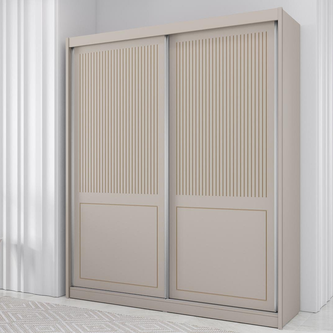 ELIA | ארון הזזה מודרני מעוצב בהתאמה אישית עם חזית חריטה