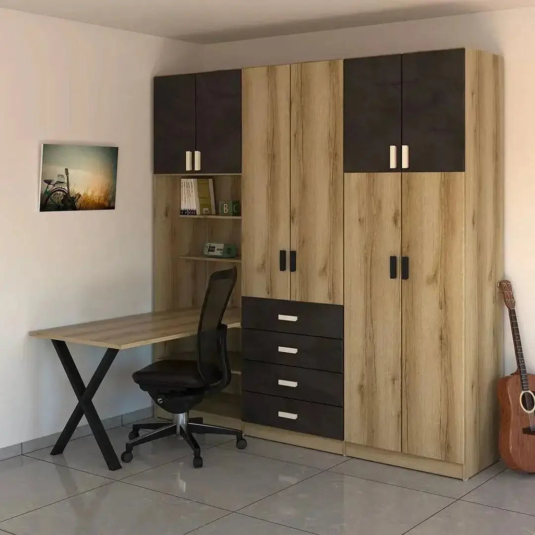 Erez | ארון קיר גדול בשילוב שולחן עבודה