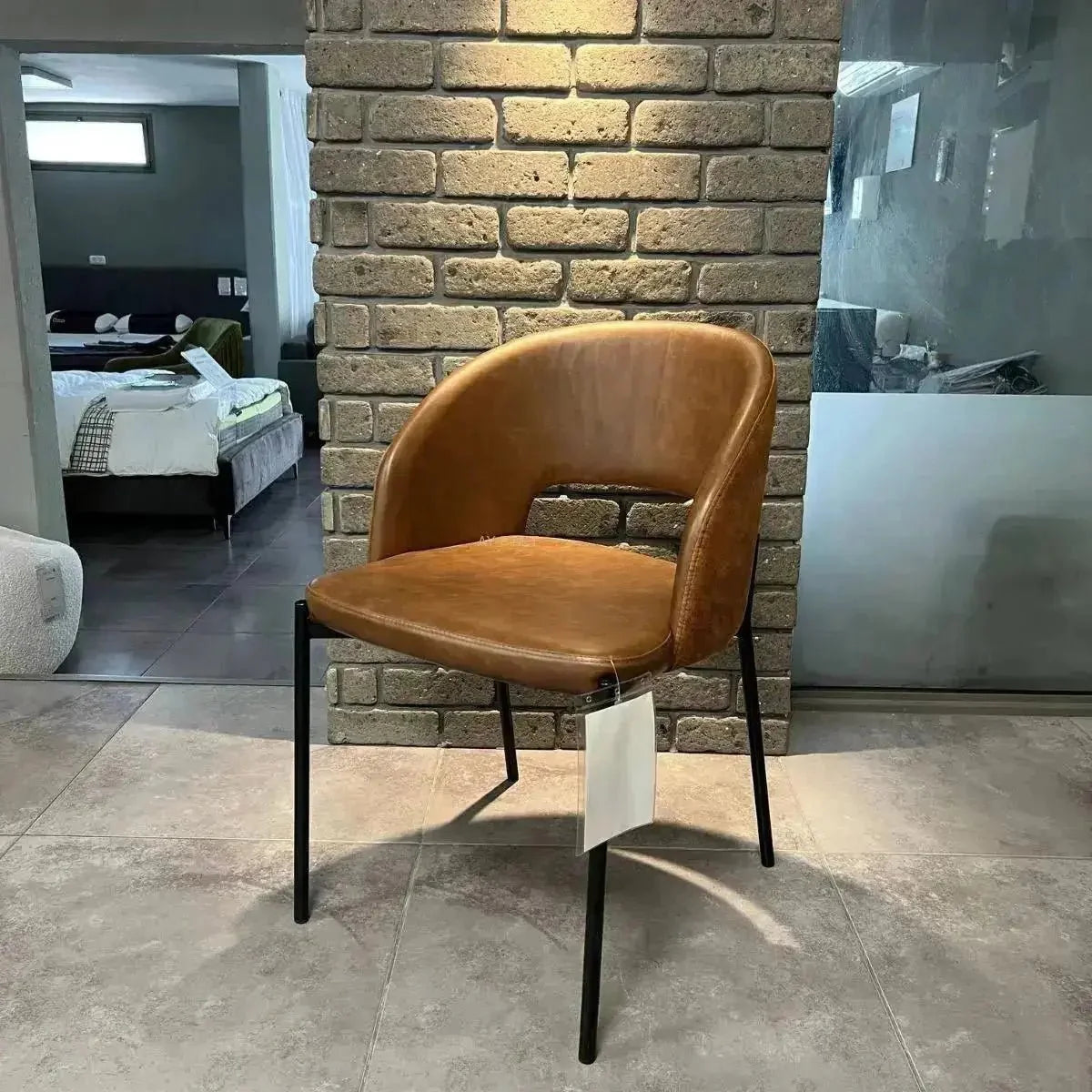 FORD | כסא אוכל יוקרתי בצבעים מושלמים - כאמל   - אשריאן | ASHERIAN