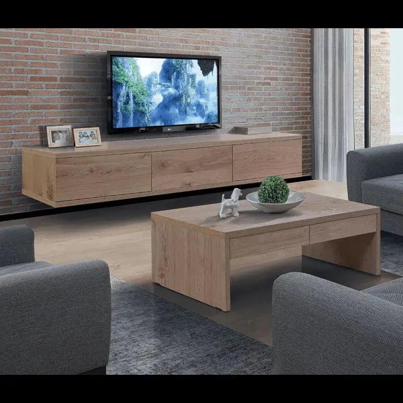 Gaya | מזנון תלוי בעיצוב כפרי לסלון -    - אשריאן | ASHERIAN