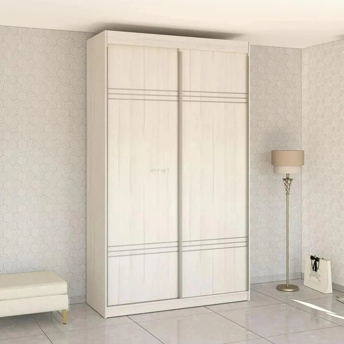 GOLAN | ארון הזזה איכותי בגובה 2.70 ועם 2 דלתות MDF -    - אשריאן | ASHERIAN
