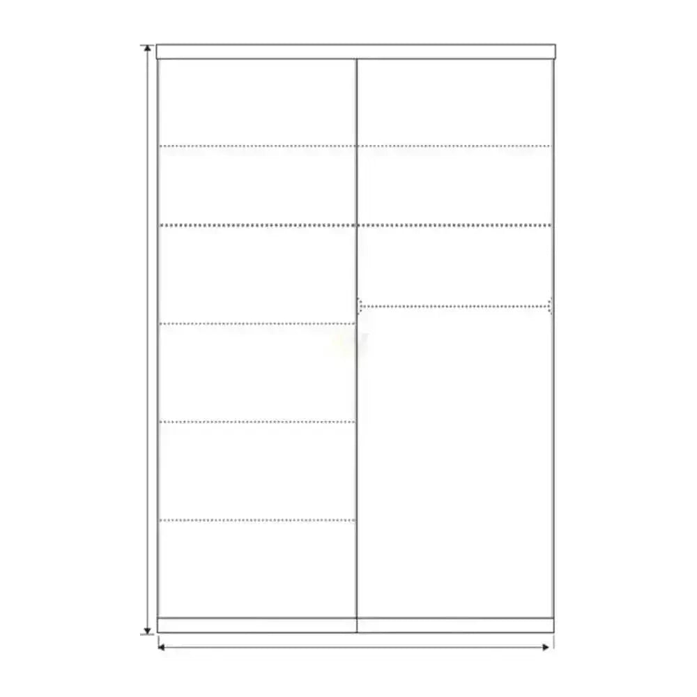 HENRY | ארון הזזה מודרני מעוצב עם דלת מראה -    - אשריאן | ASHERIAN