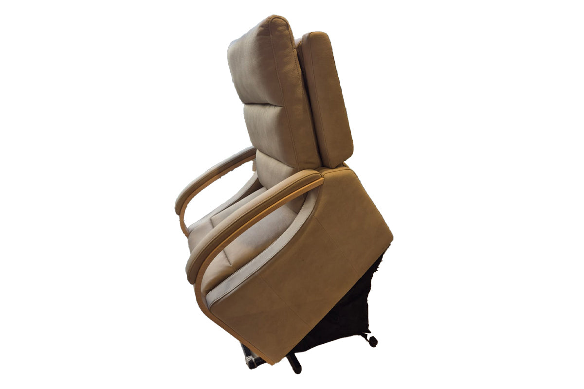 HERMES EC | כורסת ריקליינר חשמלית עם מנגנון סטנד-אפ בעיצוב מודרני