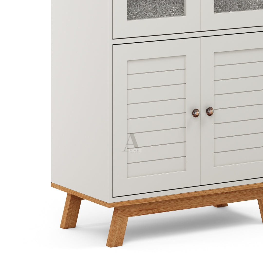 JOLY | ויטרינה כפרית עם זכוכית סבתא -    - אשריאן | ASHERIAN