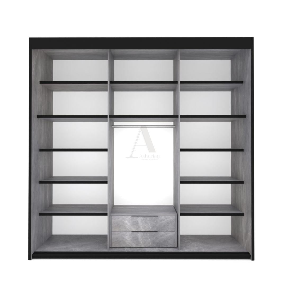 KFIR | ארון הזזה איכותי עם מראה ומגירות