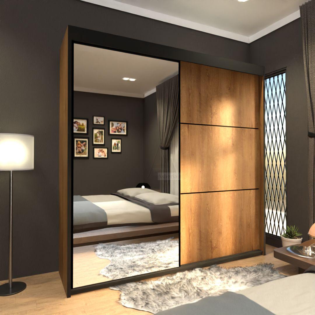 KFIR | ארון הזזה איכותי עם מראה ומגירות