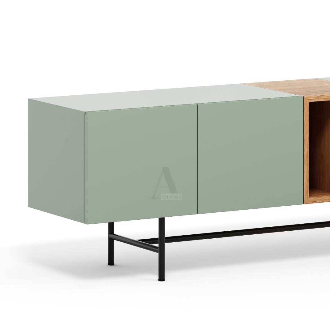 KOBE | מזנון מודרני עם דלתות ותאים פתוחים