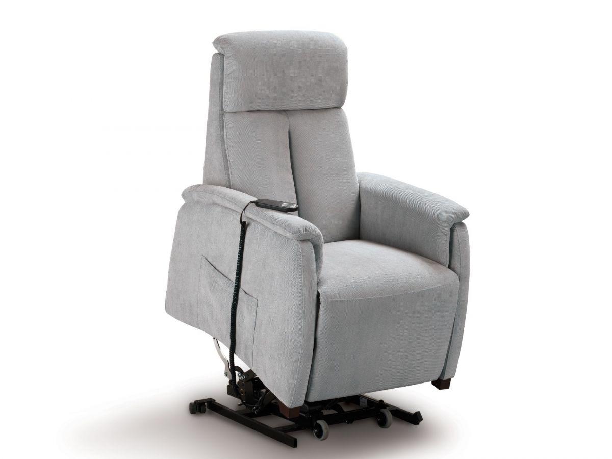 ASIA | כורסת סטנד אפ מעוצבת מבד ד"ר גב - קימה אפור בהיר  - אשריאן | ASHERIAN