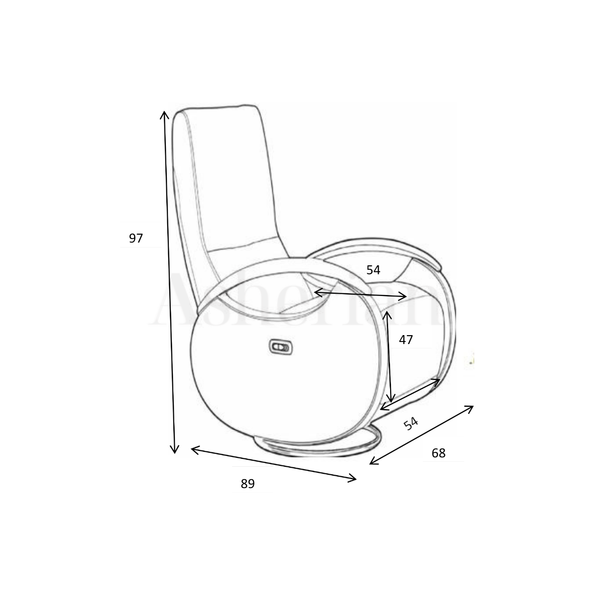 ZEN - כורסת ריקליינר