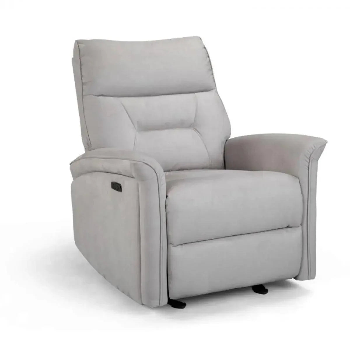 LENON | כורסת טלוויזיה חשמלית מבד מבית ד''ר גב - אפור בהיר   - אשריאן | ASHERIAN