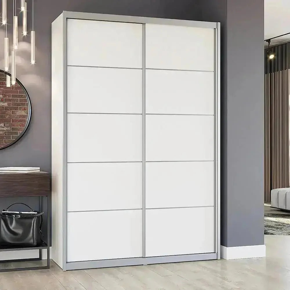 LONDON | ארון הזזה איכותי עם חיפוי אלומיניום - 160 ס״מ - 2 דלתות   - אשריאן | ASHERIAN