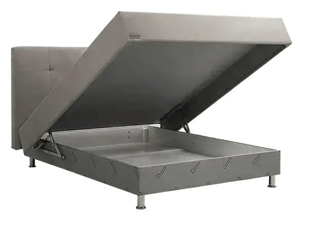 LOOR | בסיס מרופד עם ארגז וראש מיטה מעוצב GENESIS -    - אשריאן | ASHERIAN