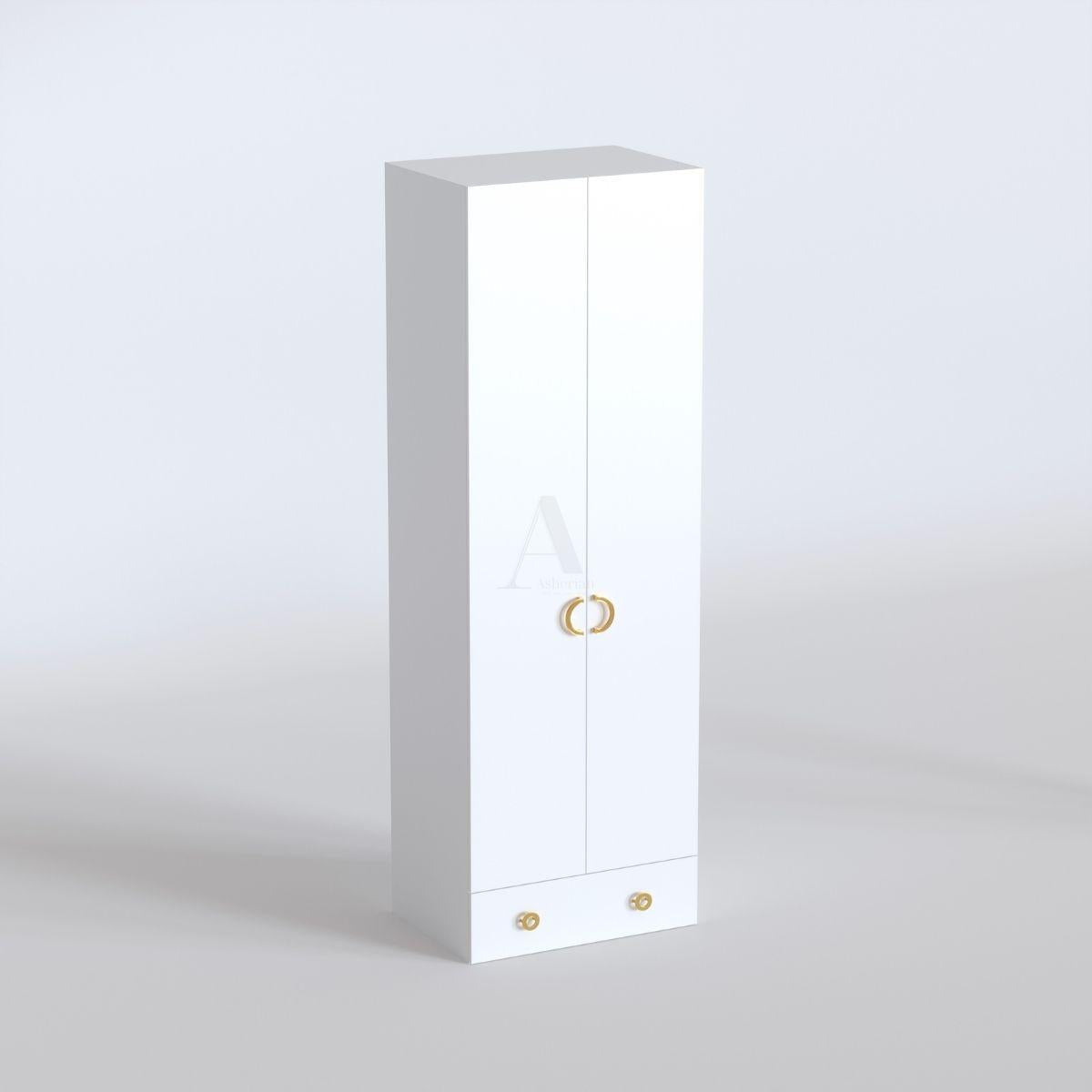 MORAN | ארון בגדים דלתות פתיחה ומגירות איכותי מסנדוויץ’ - 80 ס״מ - 2