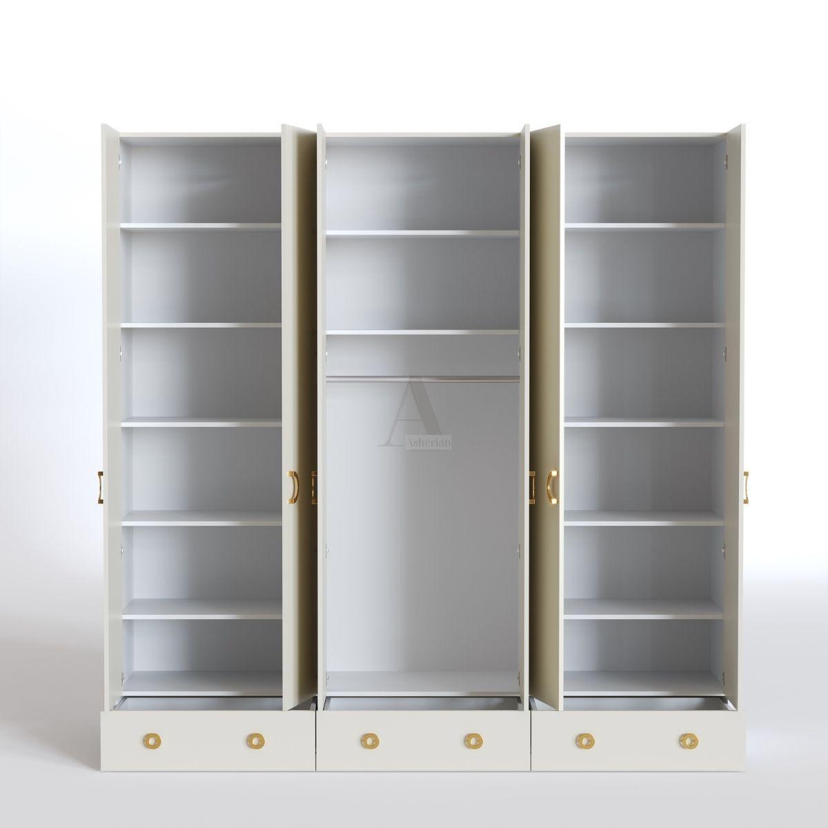 MORAN | ארון בגדים דלתות פתיחה ומגירות איכותי מסנדוויץ’