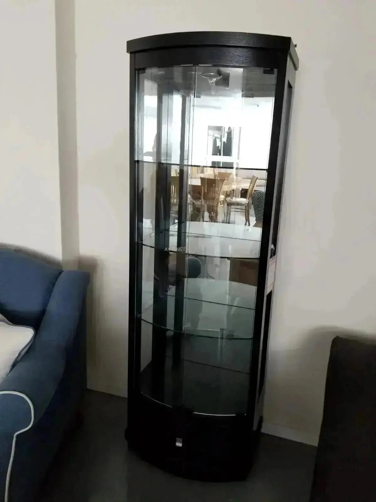 Napoleon | ויטרינה זכוכית עם מגירה ותאורה -    - אשריאן | ASHERIAN