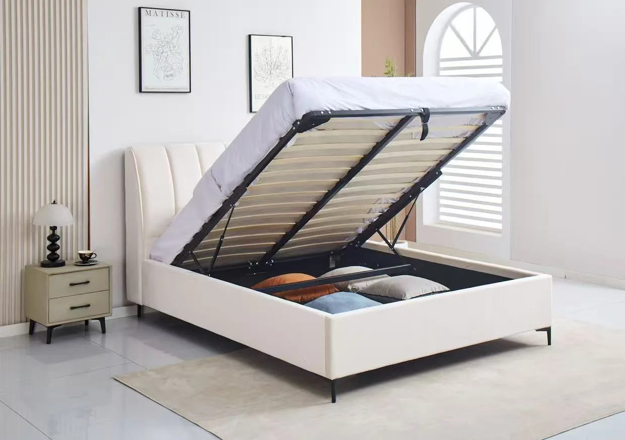 NAYA DOUBLE | מיטה מודרנית מעוצבת עם ארגז מצעים - זוגית