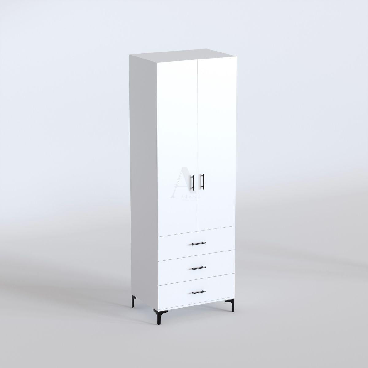 NEVO | ארון דלתות פתיחה מסנדוויץ’ עם מגירות ובמה - 80 ס״מ - 2