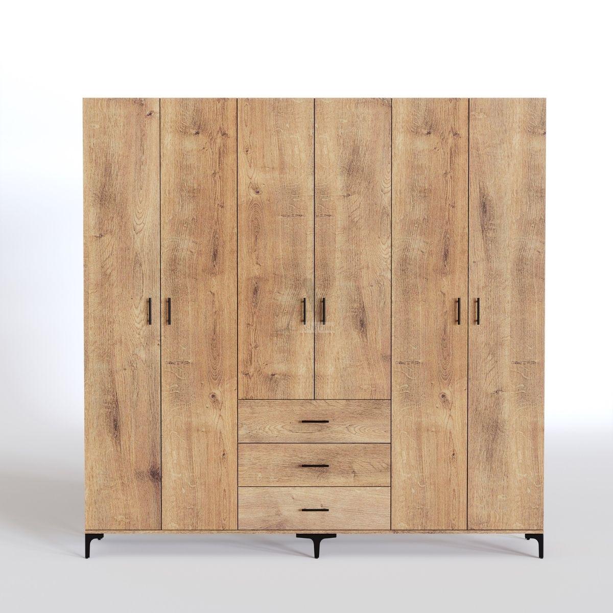 NEVO | ארון דלתות פתיחה מסנדוויץ’ עם מגירות ובמה