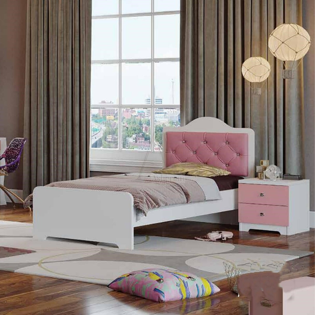 ROMI | מיטת יחיד בעיצוב קלאסי לנערות - 80/190 ס״מ   - אשריאן | ASHERIAN