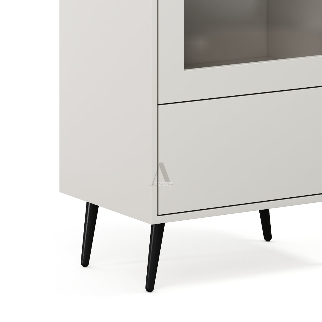 SCOTT | ויטרינה מודרנית עם דלת זכוכית -    - אשריאן | ASHERIAN