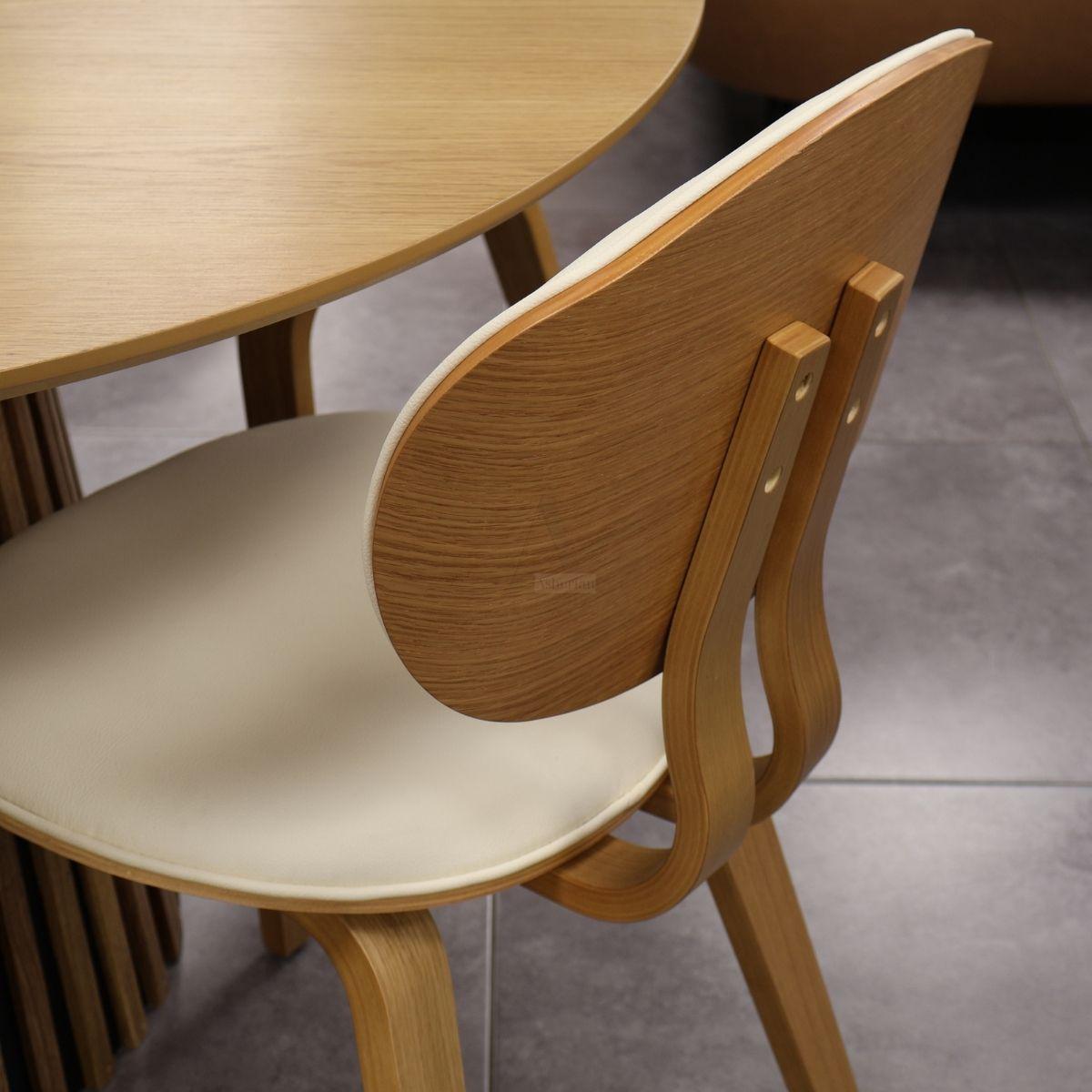 SWIFT | כסא אוכל מעץ מלא בעיצוב בוהו שיק