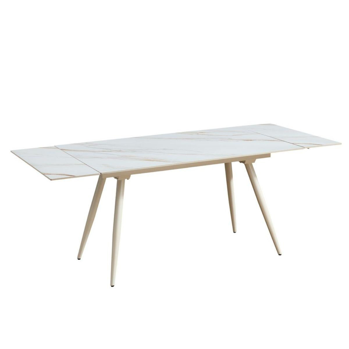 TROM | שולחן אוכל סטייל קטן רגלי מתכת סהרה