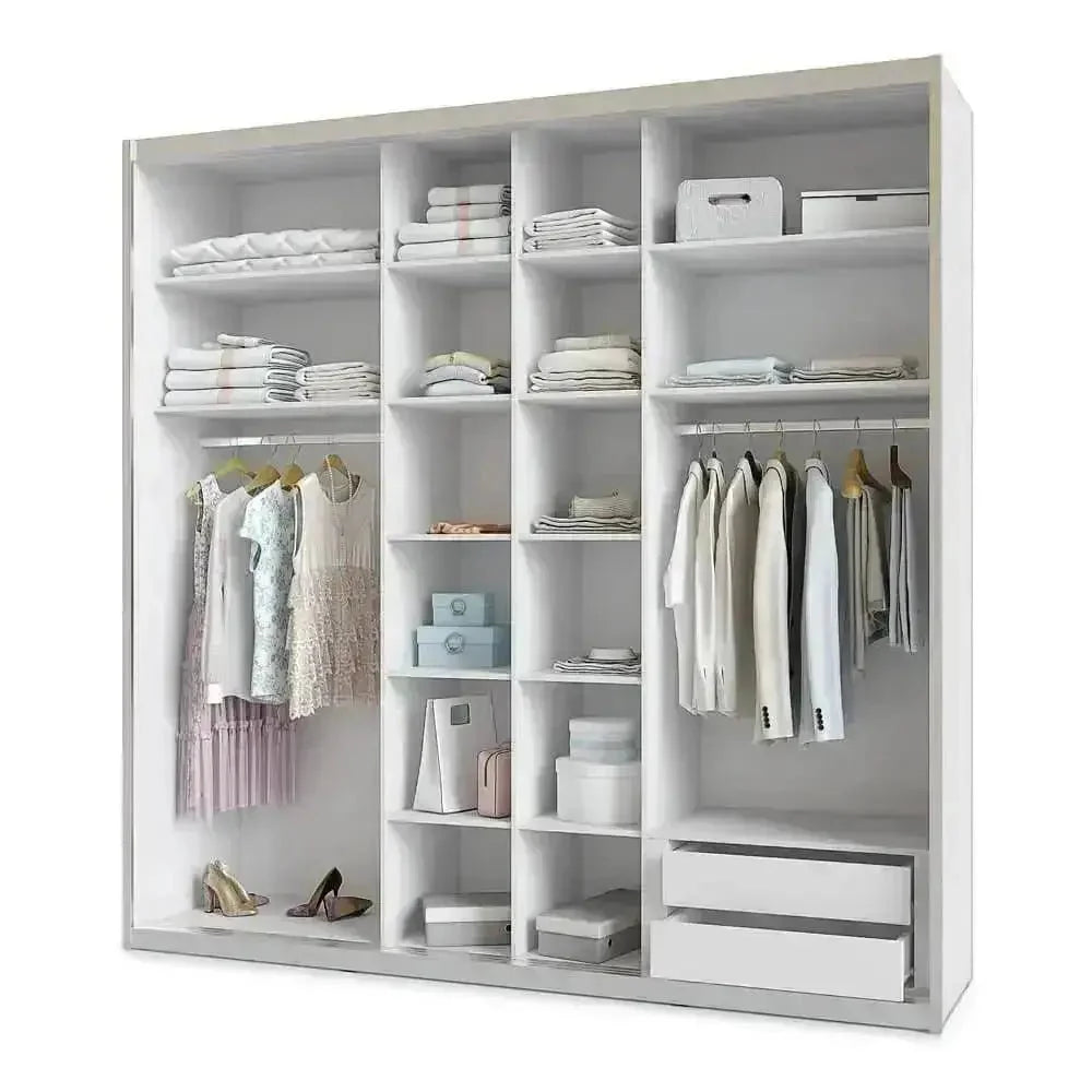 וינה | ארון הזזה 2 דלתות בעיצוב מודרני -    - אשריאן | ASHERIAN