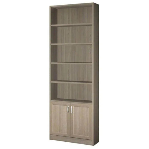 K10 | ארון ספרים איכותי במראה פתוח עם 2 דלתות תחתונות - אשריאן | ASHERIAN