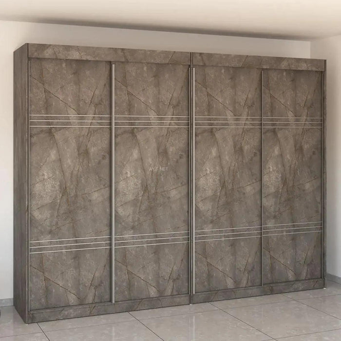 Bronze | ארון הזזה איכותי 3.20 מטר עם 4 דלתות MDF - אשריאן | ASHERIAN