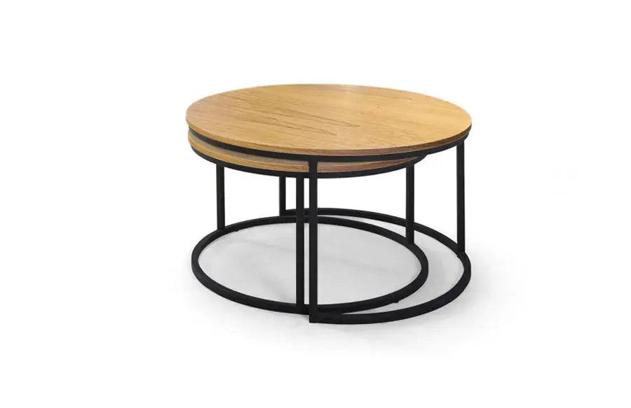 Hoki | שולחן סלון מעוגל כפול - אשריאן | ASHERIAN