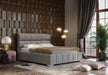 Dreamy | מיטה זוגית מעוצבת חלומית בריפוד בד מפנק - אשריאן | ASHERIAN